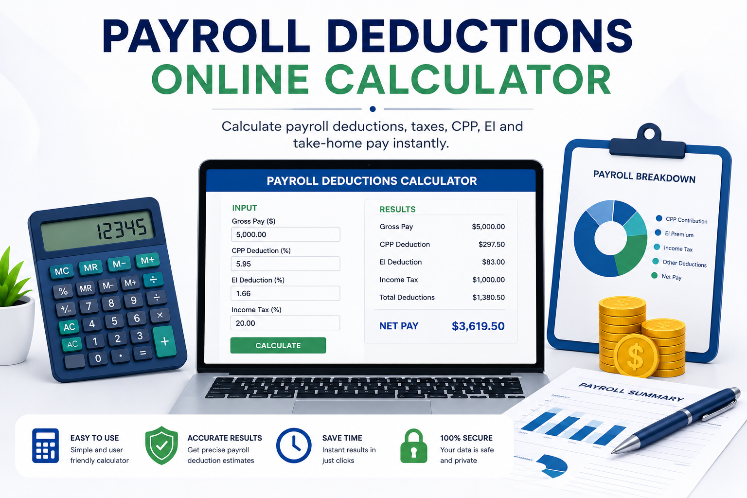 Payroll Deductions Online Calculator Canada