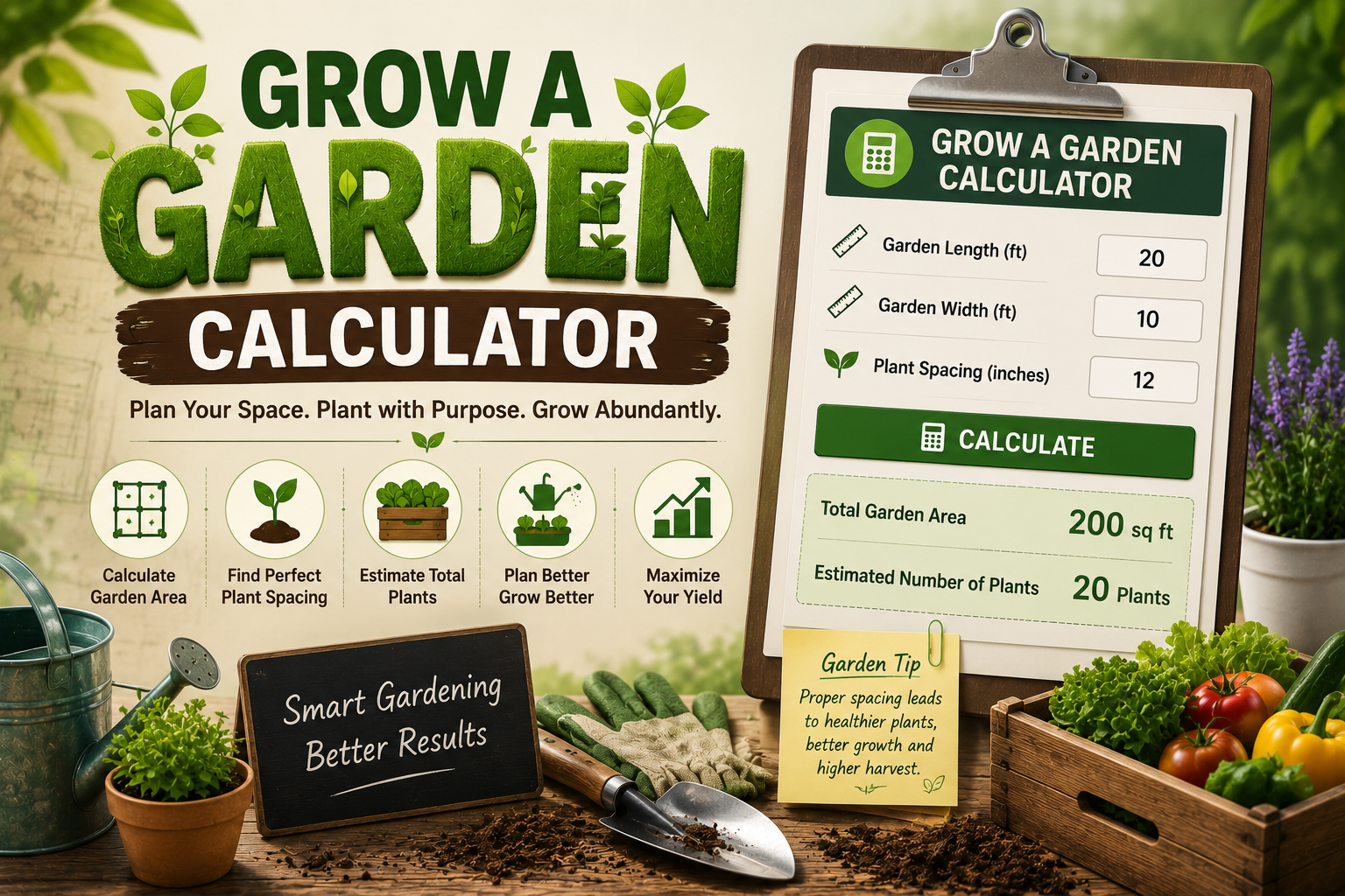 Garden Planner Calculator