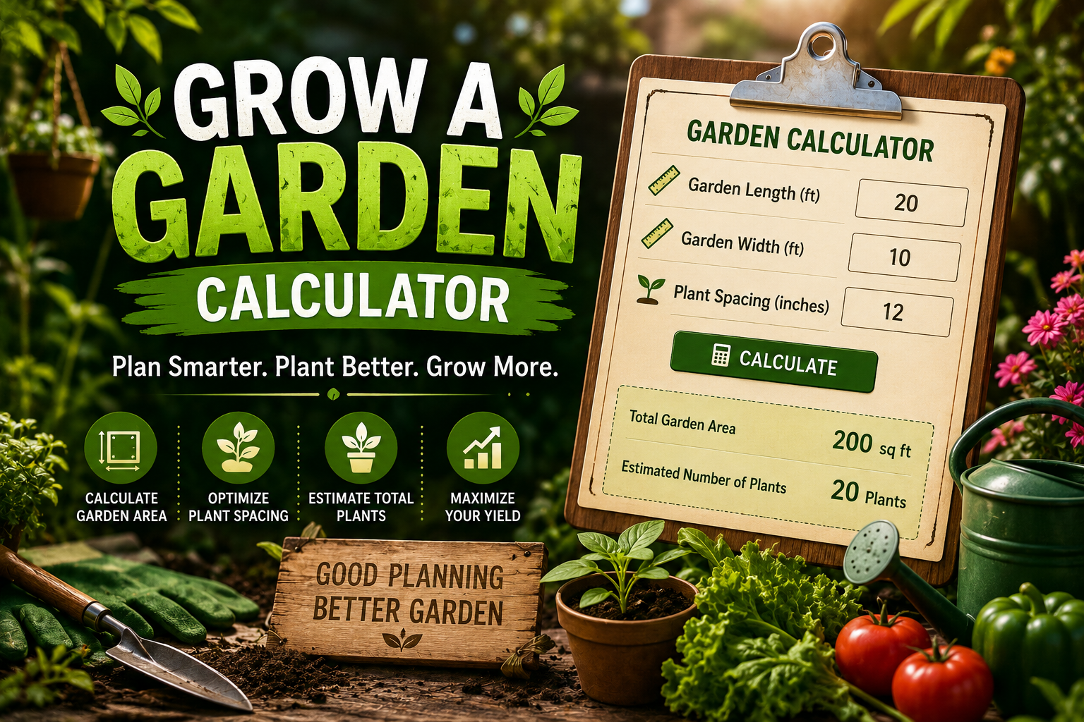 Grow A Garden Calculator