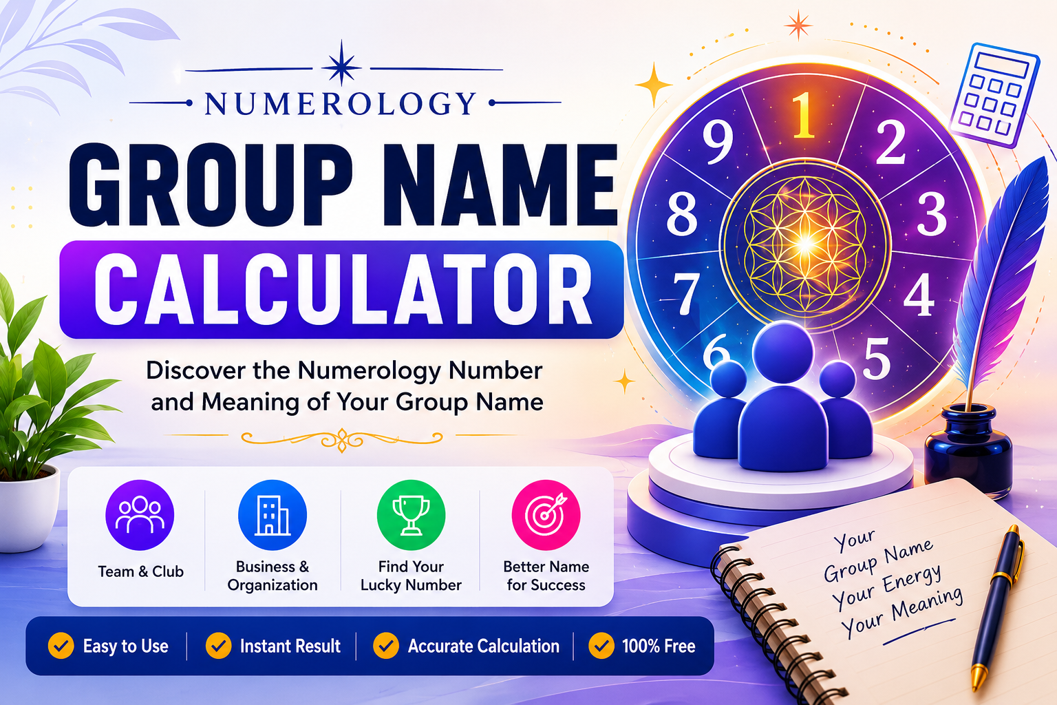 Numerology Group Name Calculator