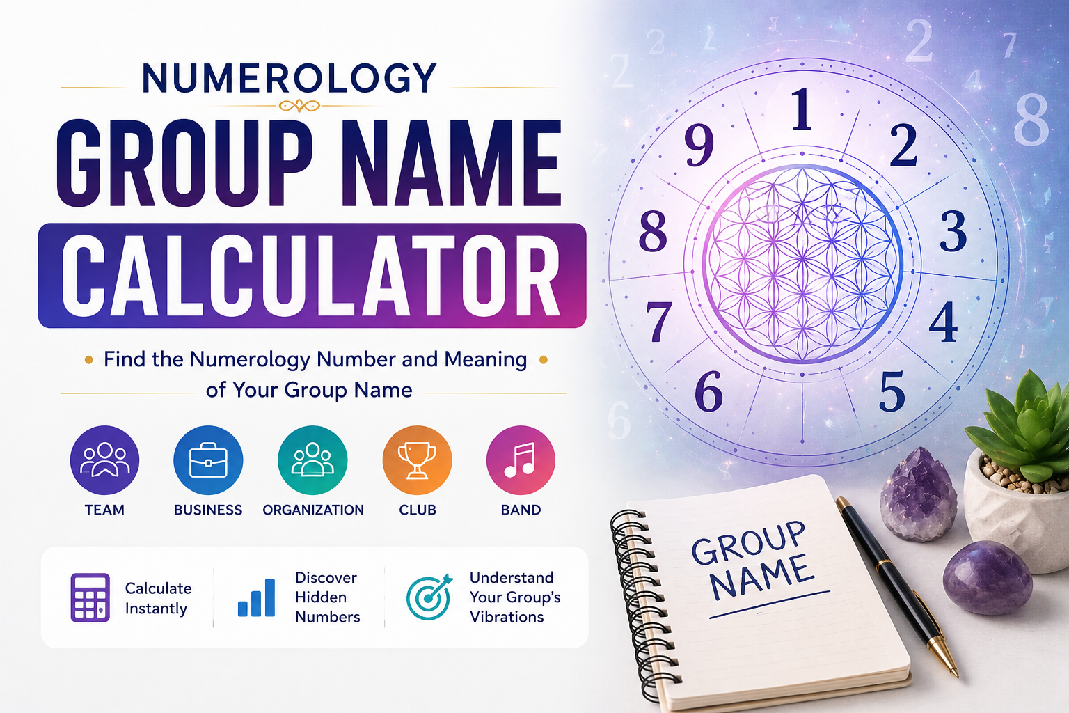 Group Name Numerology Meanings