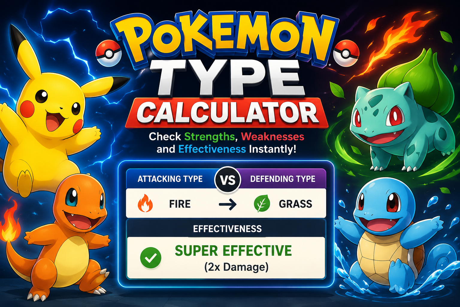 Pokémon Type Calculator