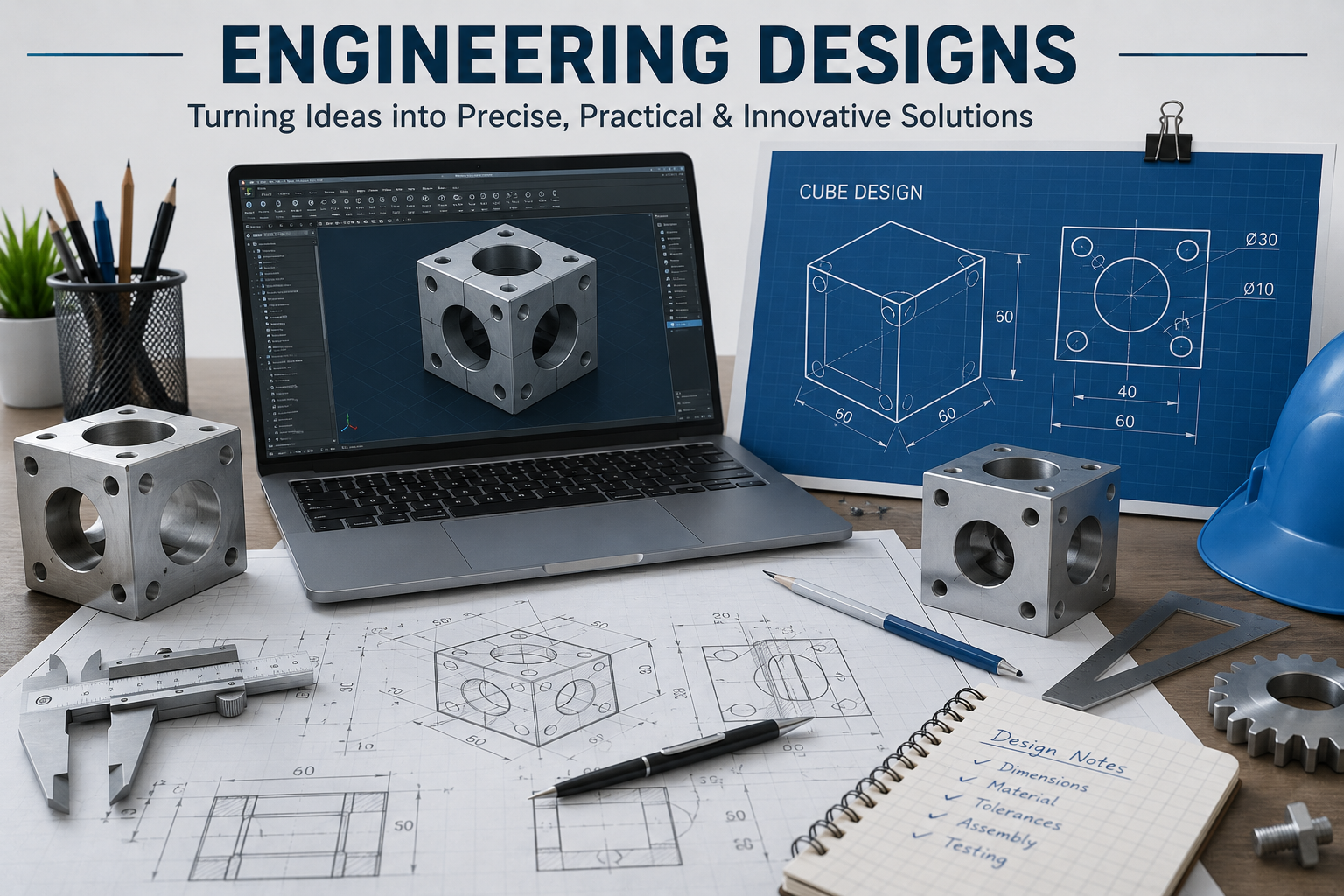 Engineering and cube surface area applications